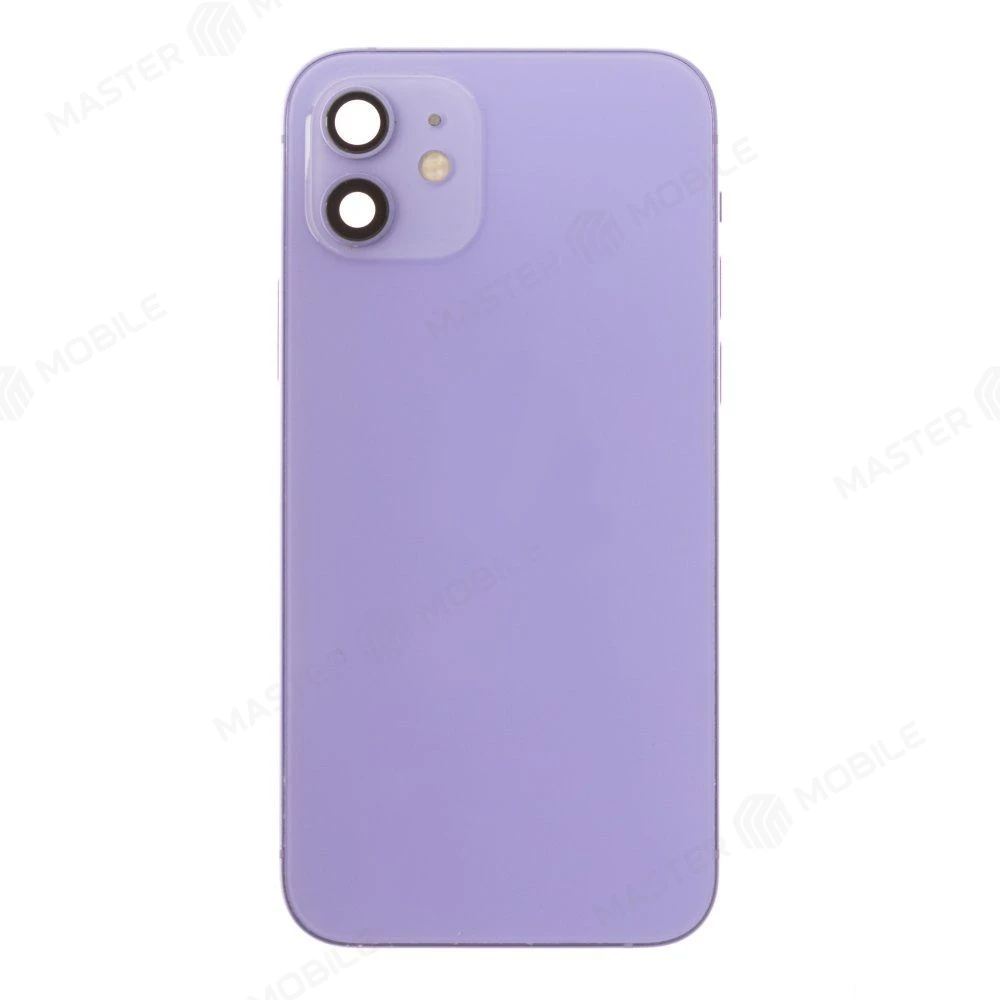 Корпус для Apple iPhone 12 (фиолетовый) (в сборе) (ORIG100) (Снятый) (возможен дефект ЛКП) фото №1