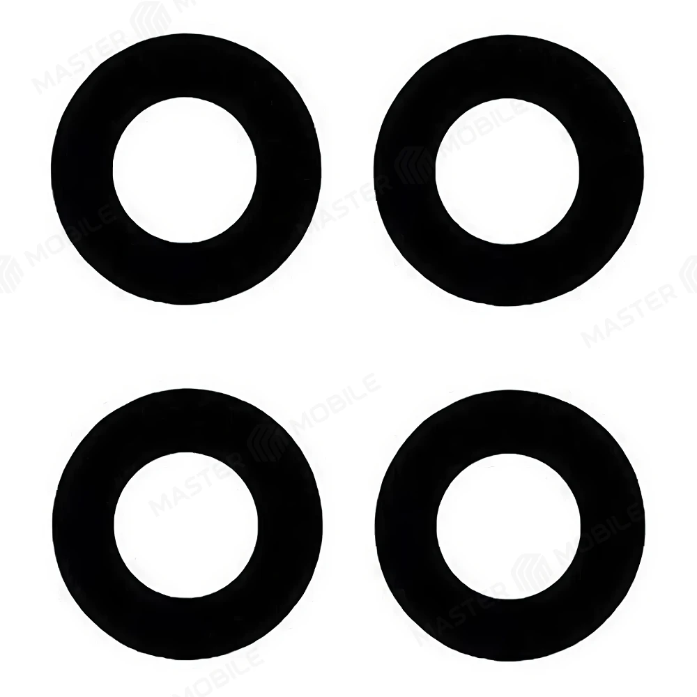 Стекло задней камеры для Samsung M336 Galaxy M33 5G (без рамки) (черный) 