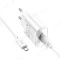 Сетевое зарядное устройство Hoco C109A USB 20W + кабель USB - MicroUSB (белый) фото №3