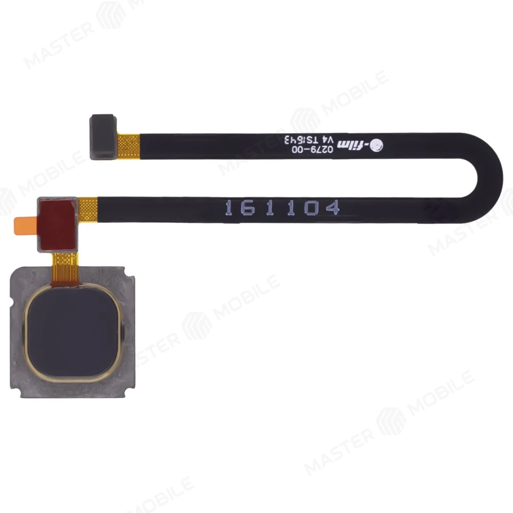 Шлейф для Xiaomi Mi 5s Plus (2016070) с комп. + сканер отпечатка пальца (черный)  фото №1