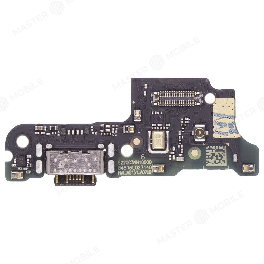 Нижняя плата для Xiaomi Poco M7 4G (25062PC34G) с комп. + разъем зарядки + микрофон + разъем SIM (ORIG100)