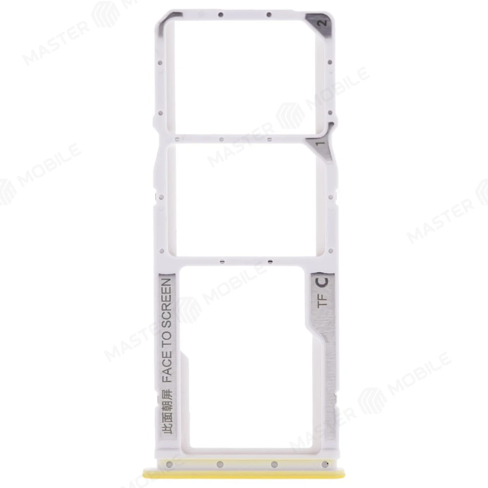 Держатель сим-карты для Xiaomi Poco M4 5G (22041219PG) (желтый) фото №1