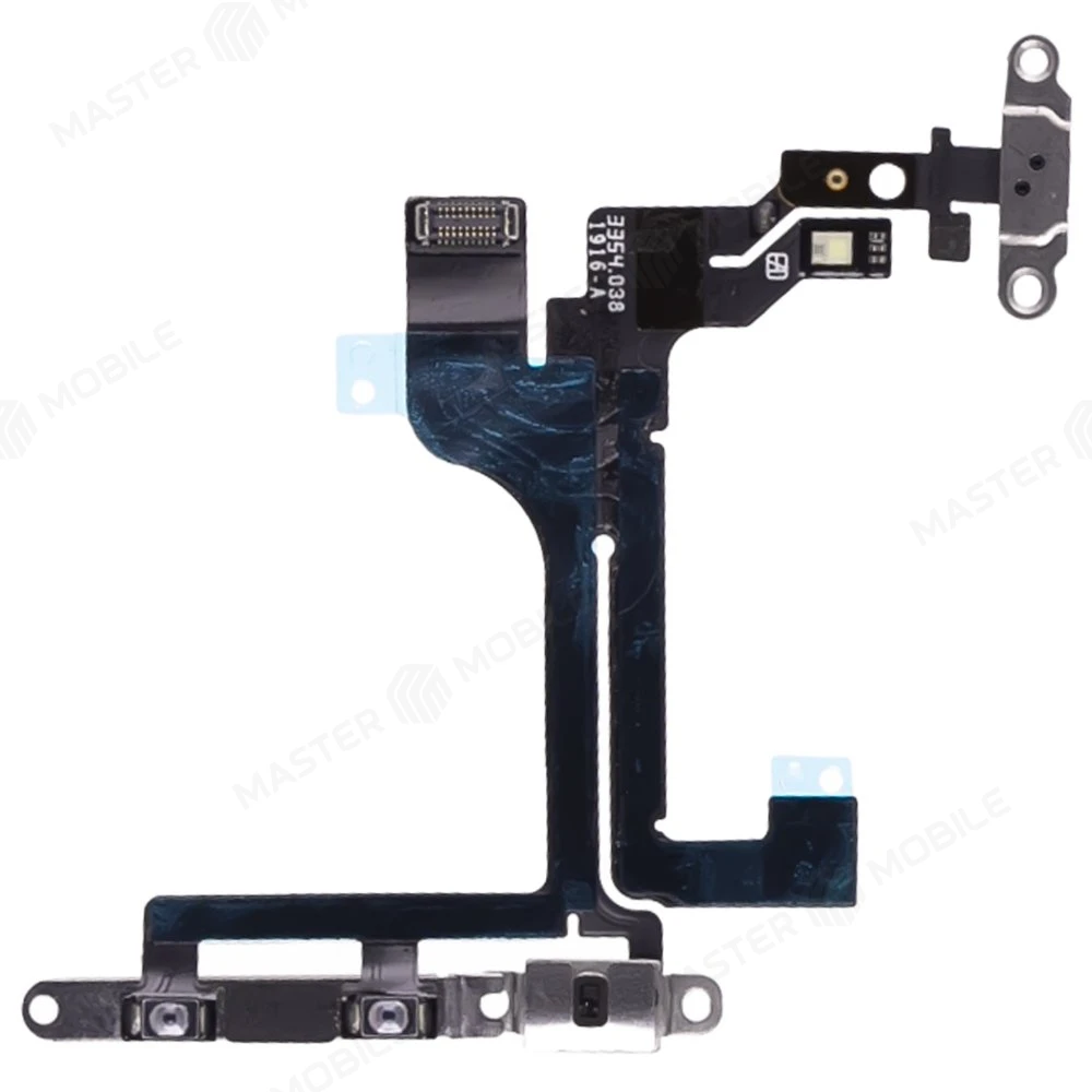 Шлейф для Apple iPhone 5c с комп. (на кнопку включения и кнопки громкости) + микрофон  фото №1