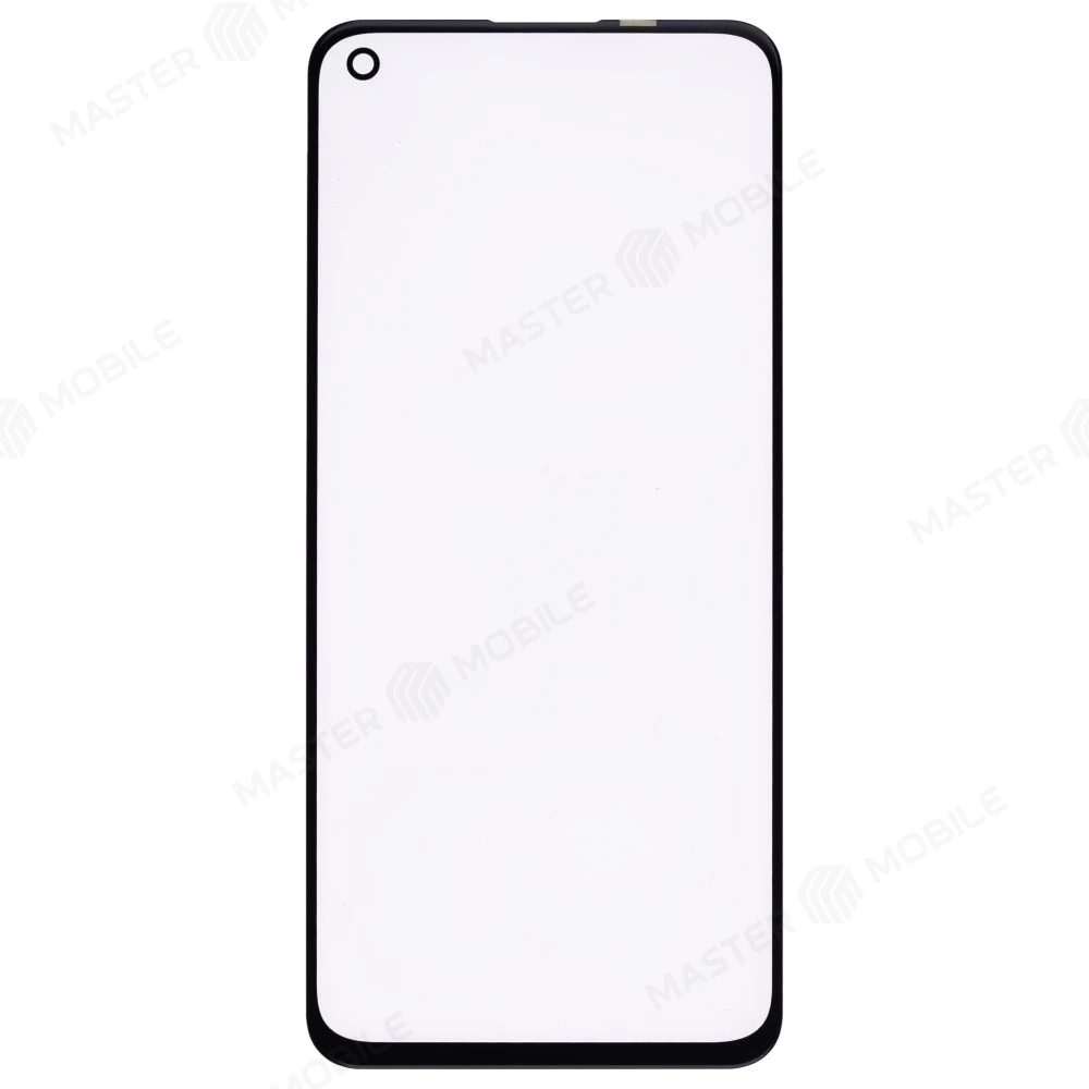 Стекло модуля для OPPO Reno 5 4G (CPH2159) + OCA (черный)  фото №1