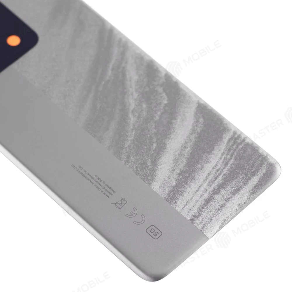 Задняя крышка для Xiaomi Poco M7 Pro 5G (2409FPCC4G) (серый) фото №4