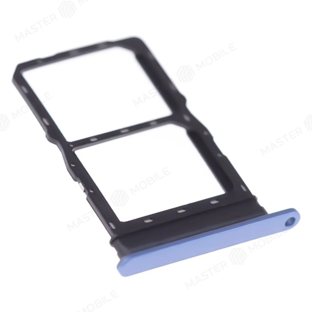 Держатель сим-карты для Huawei Honor X7a (RKY-LX1) (синий) фото №3