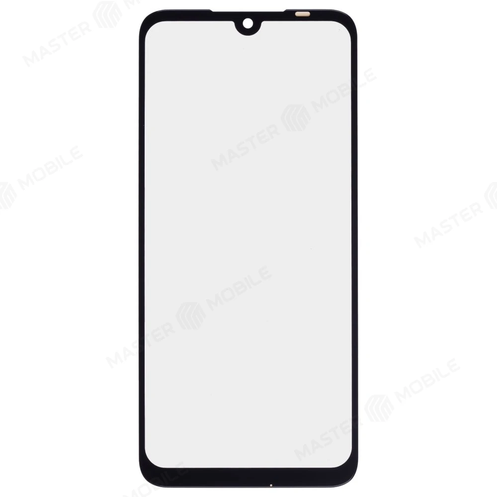 Стекло модуля для Xiaomi Redmi Note 7 (M1901F7G) / Redmi Note 7 Pro + OCA (черный)  фото №1