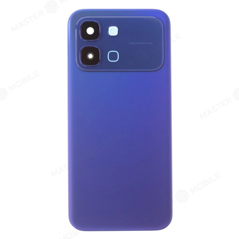 Задняя крышка для Infinix Note Edge (X6887) (синий) (в сборе со стеклом камеры) фото №1