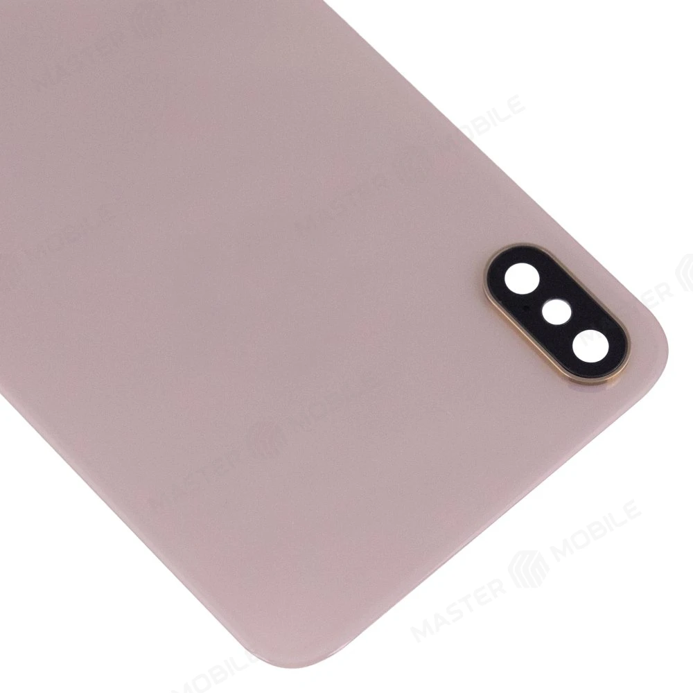Задняя крышка для Apple iPhone Xs Max (золотистый) (в сборе со стеклом камеры) (Premium) фото №3