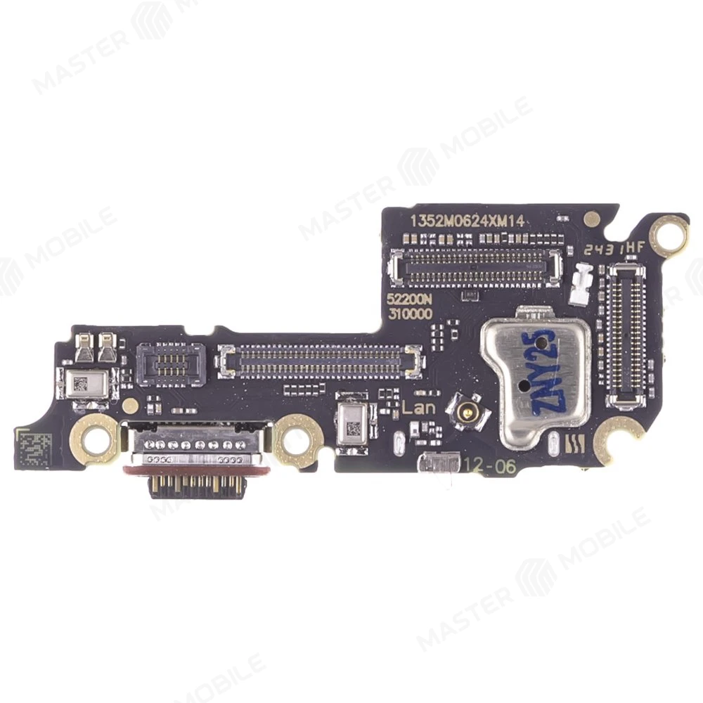 Нижняя плата для Xiaomi 14 (23127PN0CG) с комп. + разъем зарядки + микрофон + разъем SIM (ORIG100) фото №1