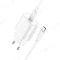 Сетевое зарядное устройство Hoco C109A TypeC 20W + кабель TypeC - TypeC (белый) фото №5
