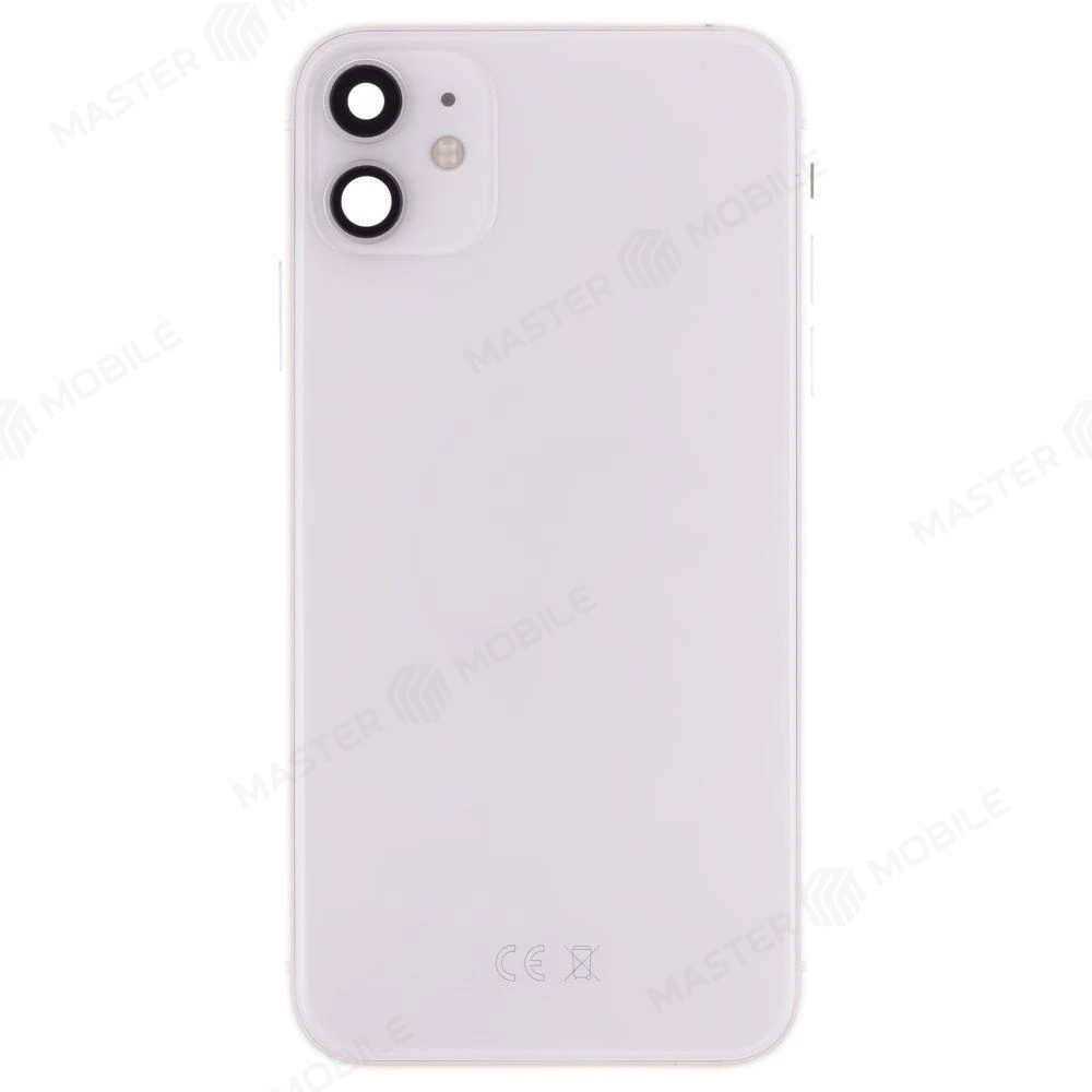 Корпус для Apple iPhone 11 (белый) (в сборе) (ORIG100) (Снятый) (возможен дефект ЛКП) фото №1