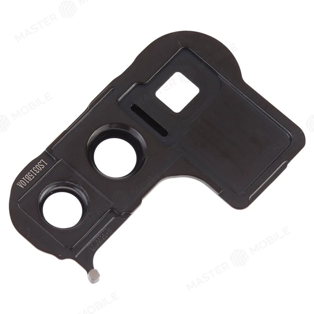 Стекло задней камеры для Huawei P30 Pro (VOG-L29) (черный) (в рамке) фото №3