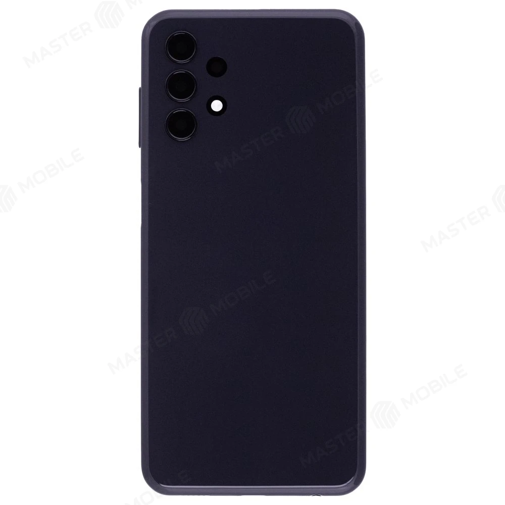 Задняя крышка для Samsung A135 Galaxy A13 (черный) (в сборе со стеклом камеры) фото №1