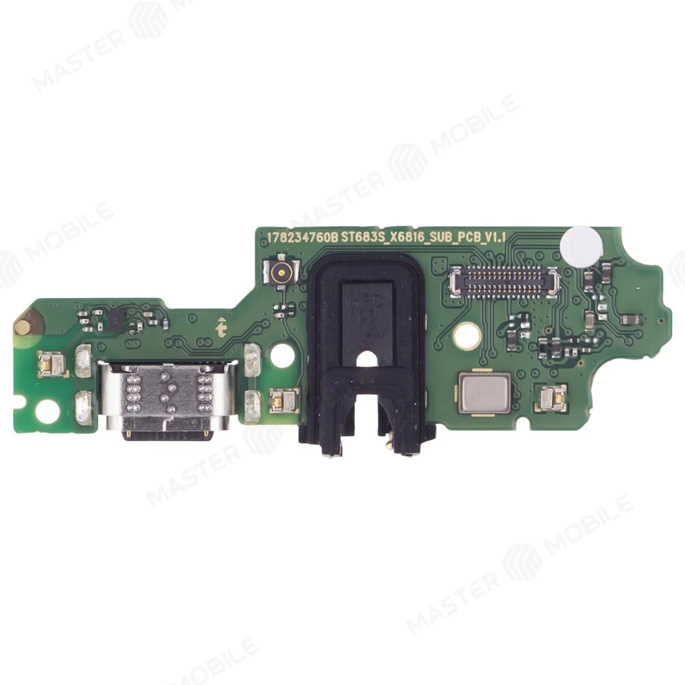 Нижняя плата для Infinix Hot 12 Play NFC (X6816D) с комп. + разъем зарядки + микрофон (ORIG100) фото №1