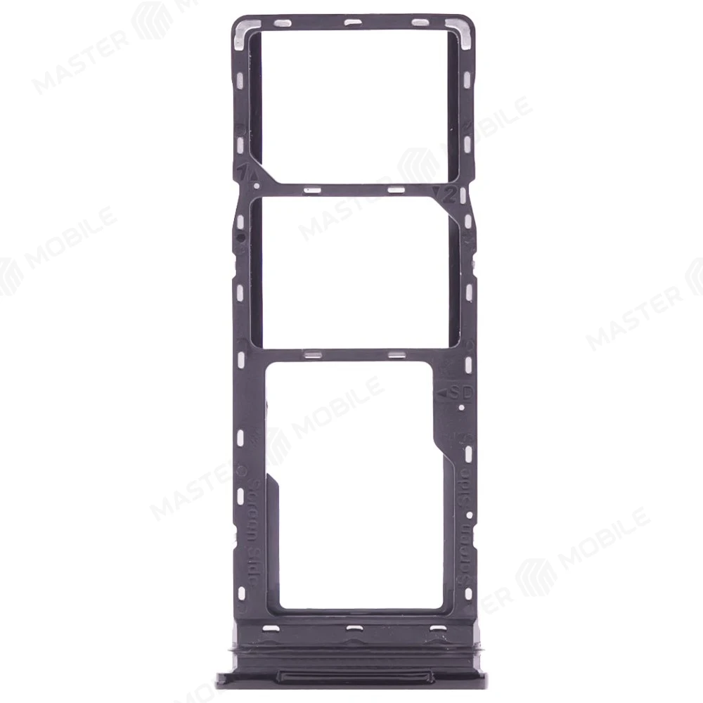 Держатель сим-карты для Tecno Pova 2 (LE7N) (черный) фото №1