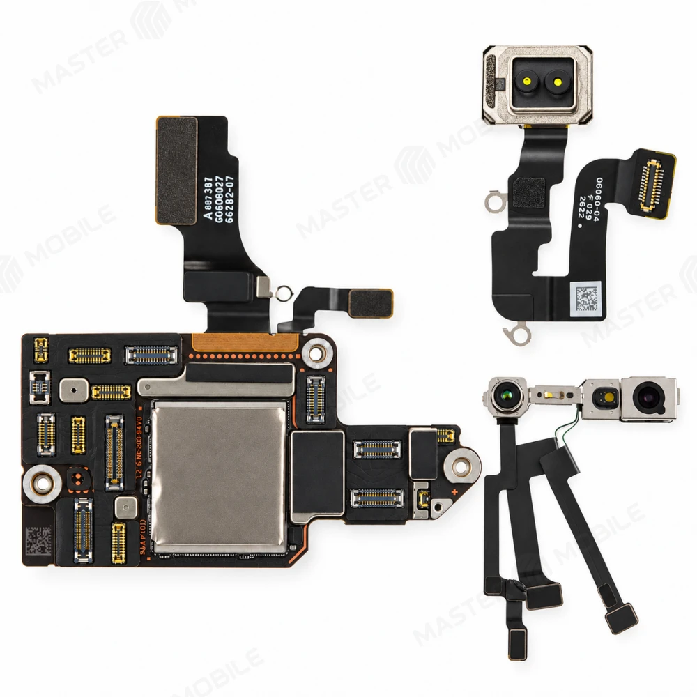 Материнская плата для Apple iPhone 18 Pro (eSIM) (256 Гб) + фронтальная камера + Lidar + коробка (неактивированная) (J/A)