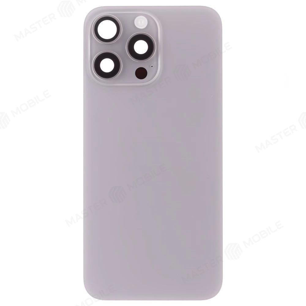 Задняя крышка для Apple iPhone 15 Pro Max (титановый) (в сборе) (ORIG100) (Снятый) (возможен дефект ЛКП) фото №1
