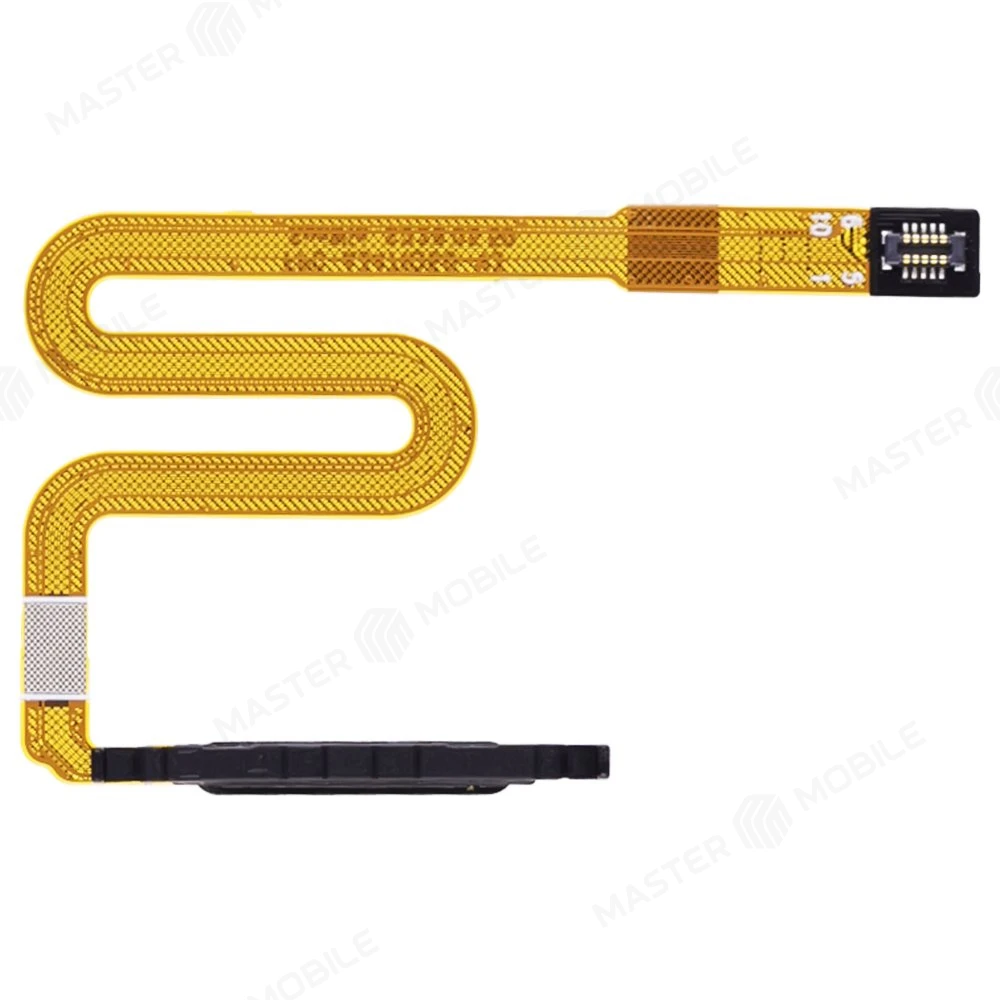 Шлейф для Samsung A037 Galaxy A03s с комп. + сканер отпечатка пальца (белый) фото №2