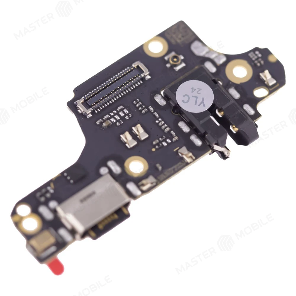 Нижняя плата для Xiaomi Redmi Note 9 Pro (M2003J6B2G) / Redmi Note 9S (M2003J6A1G) с комп. + разъем зарядки + разъем гарнитуры (ORIG100) фото №3