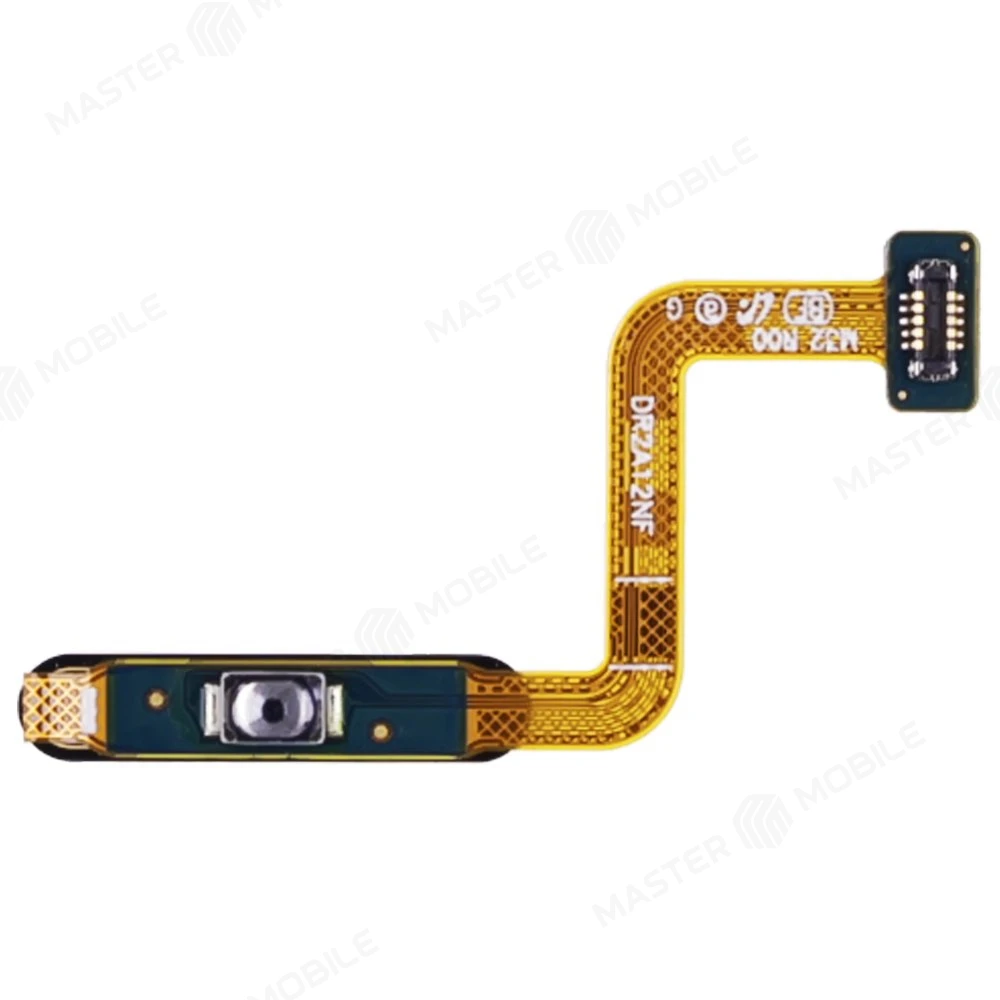 Шлейф для Samsung M225 Galaxy M22 / M325 Galaxy M32 / M526 Galaxy M52 5G с комп. + сканер отпечатка пальца (кнопка включения) (серебристый) фото №2