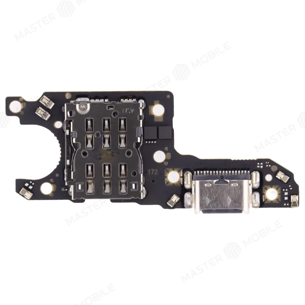 Нижняя плата для Huawei Nova 10 Pro (GLA-LX1) / Nova 11 Pro (GOA-LX9) с комп. + разъем зарядки + микрофон  фото №2