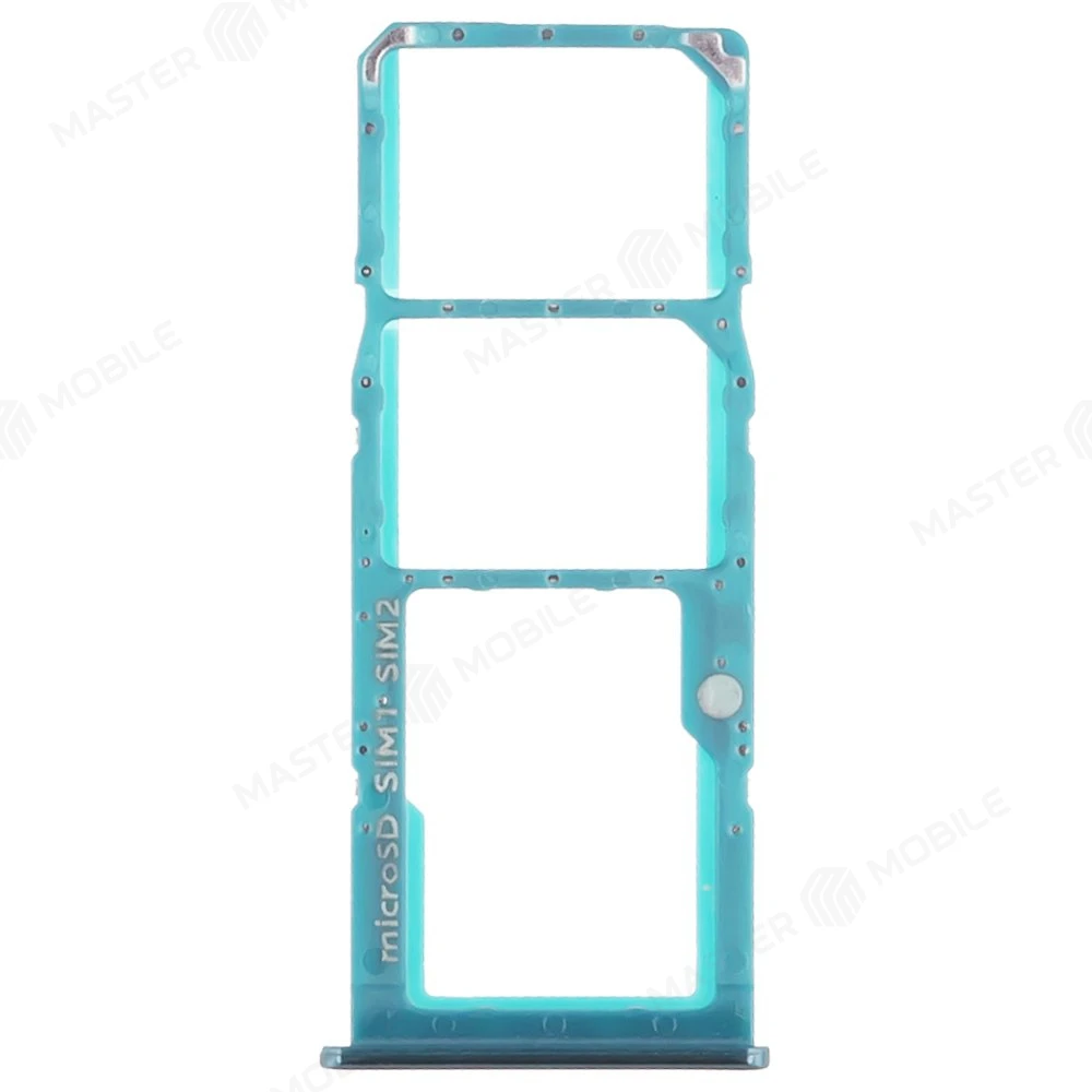 Держатель сим-карты для Samsung A207 Galaxy A20s / A307 Galaxy A30s / A407 Galaxy A40s / A507 Galaxy A50s (зеленый) фото №1