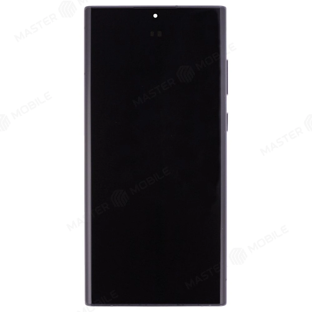 Дисплей для Samsung S908 Galaxy S22 Ultra + тачскрин (черный) (в рамке) (OLED) (Full Size) фото №1