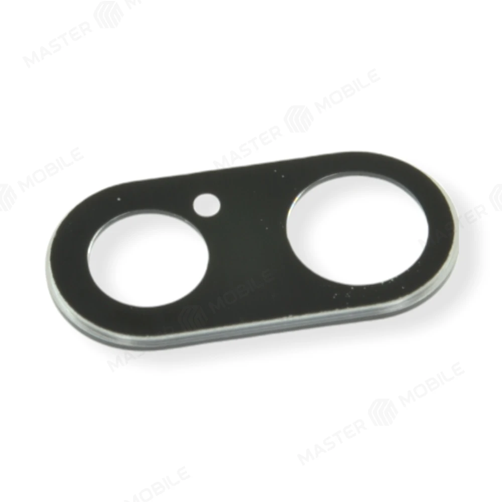 Стекло задней камеры для Xiaomi Redmi 6 (M1804C3DG) (черный) (в рамке) фото №1