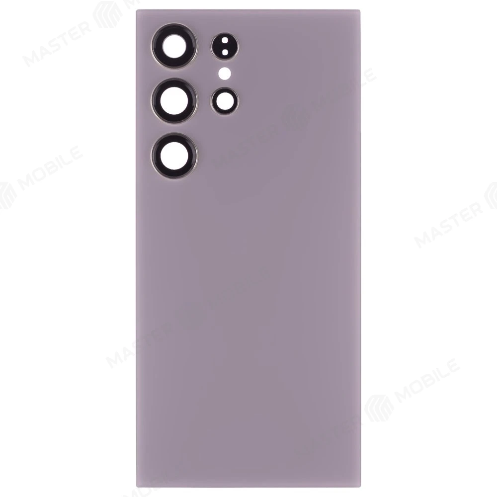 Задняя крышка для Samsung S928 Galaxy S24 Ultra (серый) (в сборе со стеклом камеры)