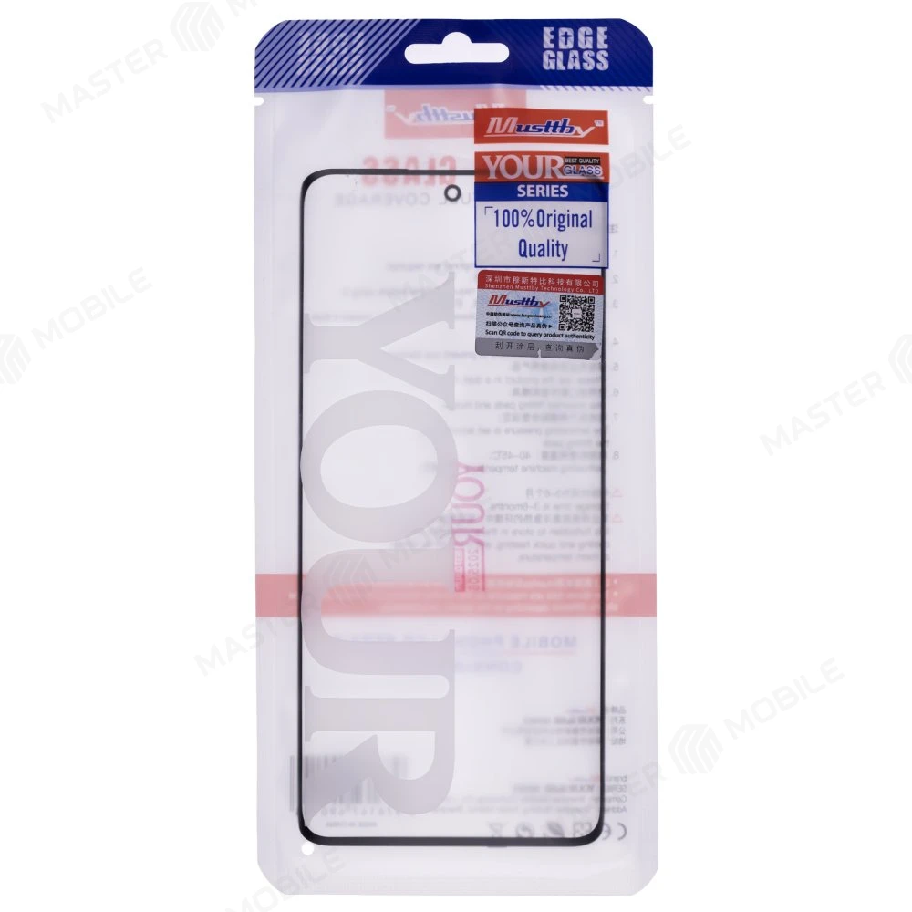 Стекло модуля для Xiaomi Redmi Note 14 Pro+ 5G (24115RA8EG) + OCA (черный) (Musttby) (Premium) фото №2