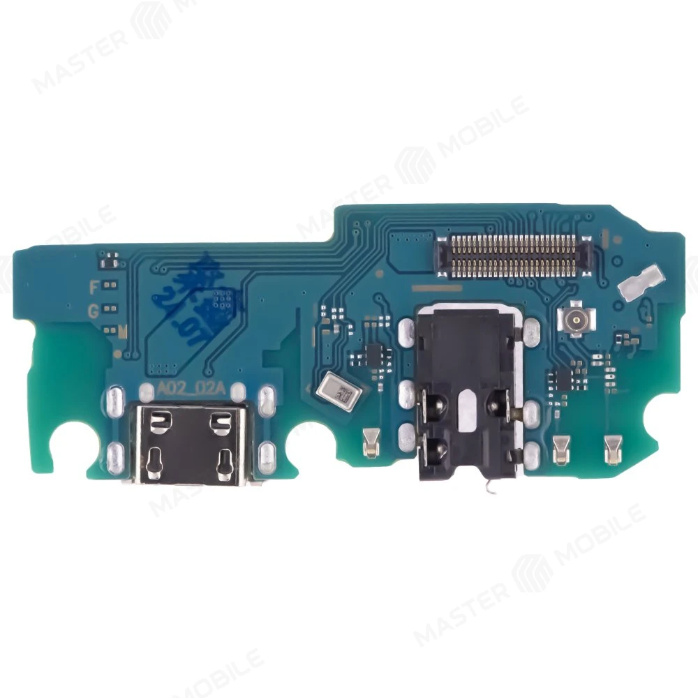 Нижняя плата для Samsung A022 Galaxy A02 с комп. + разъем зарядки + разъем гарнитуры + микрофон  фото №1