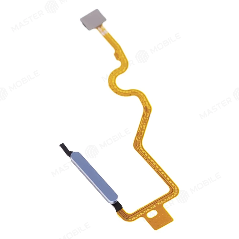 Шлейф для Infinix Hot 30i (X669) с комп. + сканер отпечатка пальца (голубой)  фото №3