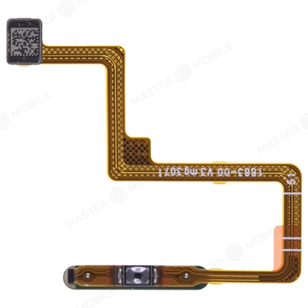 Шлейф для Xiaomi Redmi Note 11 Pro+ 5G (21091116UG) с комп. + сканер отпечатка пальца (кнопка включения) (зеленый)  фото №2