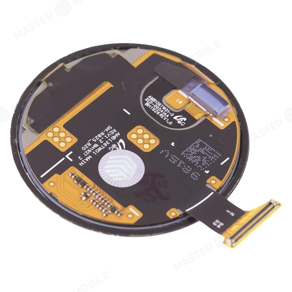 Дисплей для Samsung R825 Galaxy Watch Active 2 (44 мм) + тачскрин (черный) (ORIG) фото №3