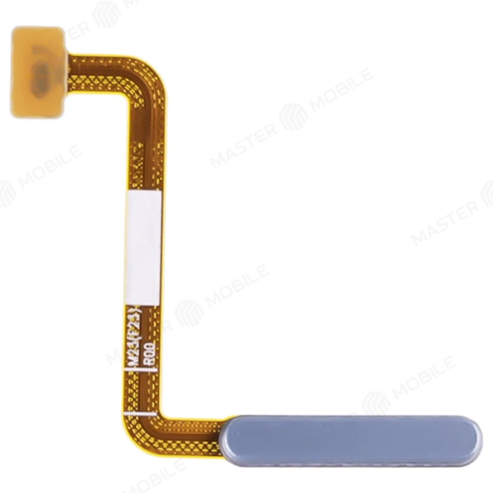 Шлейф для Samsung M236 Galaxy M23 5G с комп. + сканер отпечатка пальца (кнопка включения) (голубой)  фото №1