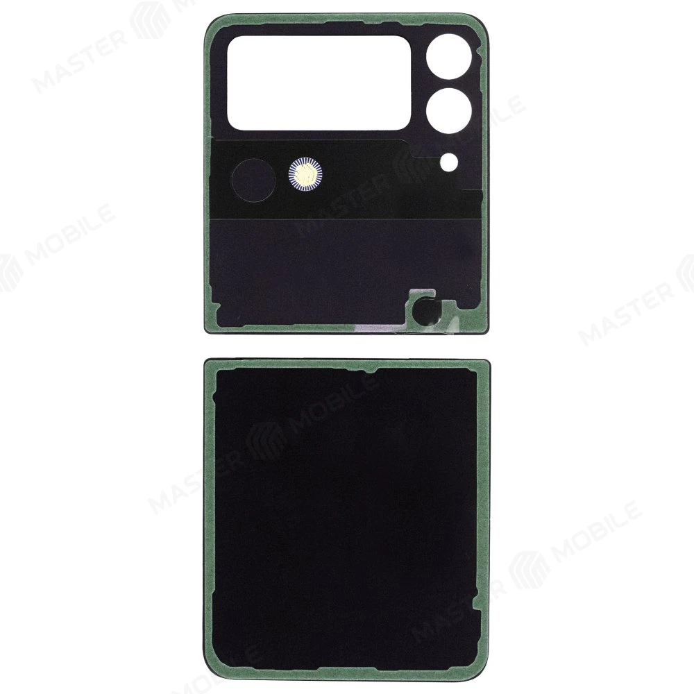 Задняя крышка для Samsung F721 Galaxy Z Flip 4 (черный) (комплект) фото №2