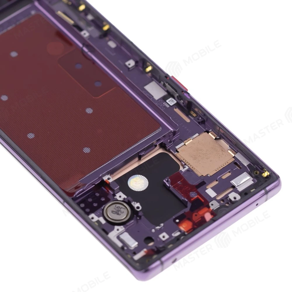 Дисплей для Huawei Mate 30 Pro (LIO-L09) + тачскрин (фиолетовый) (в рамке) (OLED) фото №3