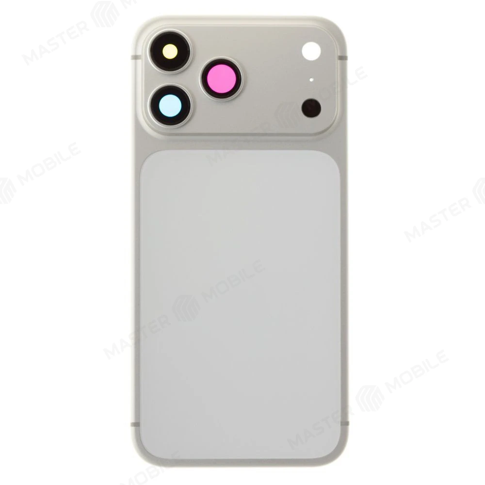 Корпус для Apple iPhone 14 Pro Max в дизайне Apple iPhone 17 Pro Max (серебристый) (Premium)