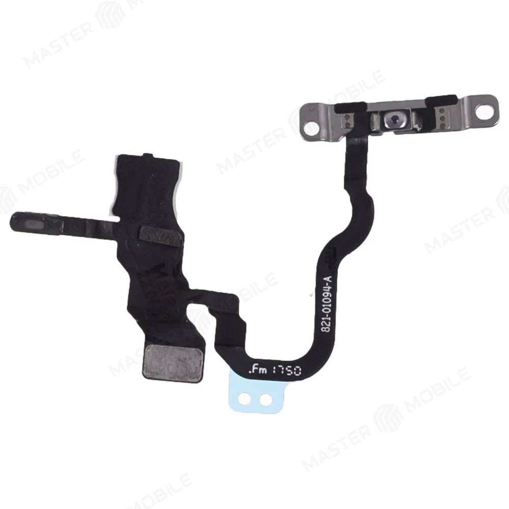 Шлейф для Apple iPhone X с комп. (на кнопку включения) + микрофон + вспышка (ORIG100) фото №2