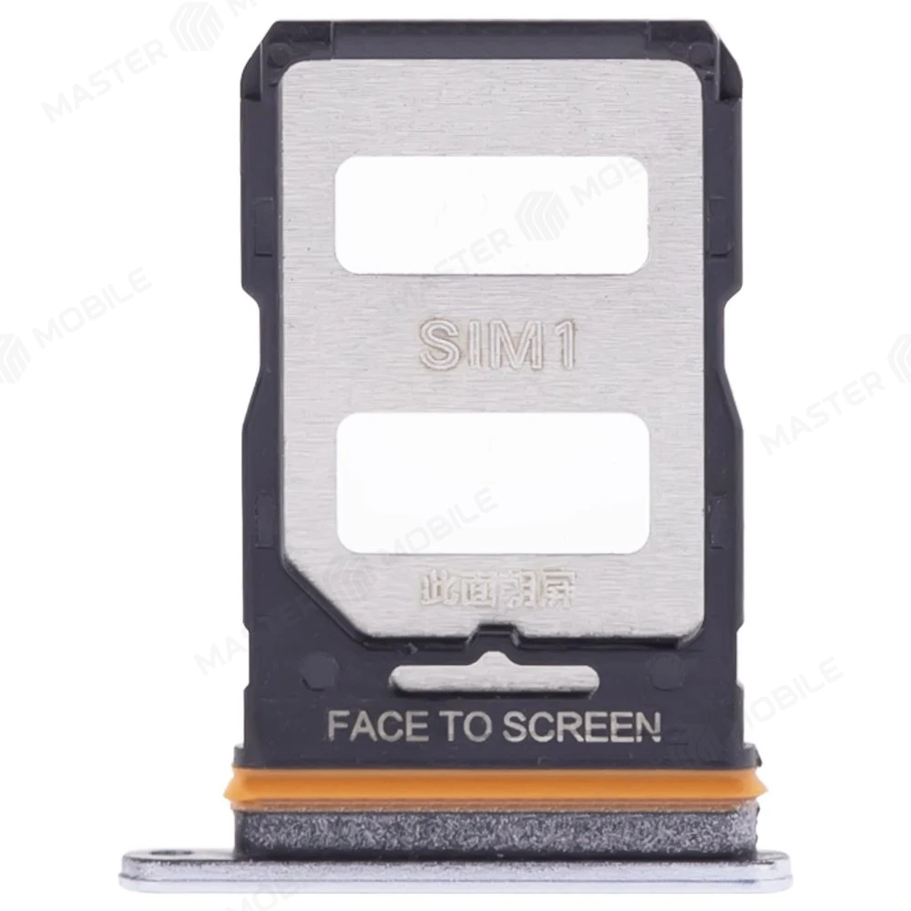 Держатель сим-карты для Xiaomi Poco X4 GT (22041216G) (серебристый) фото №1