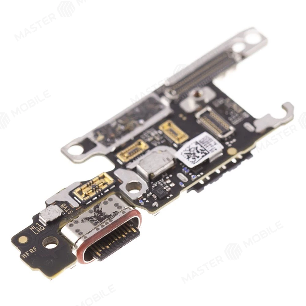 Нижняя плата для Huawei Pura 70 Pro (HBN-LX9) / Pura 70 Ultra (HBP-LX9) с комп. + разъем зарядки + микрофон + разъем SIM (ORIG100) фото №3