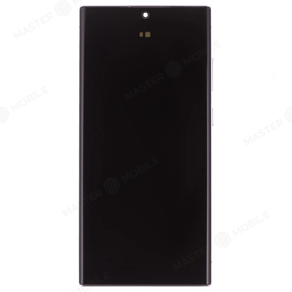 Дисплей для Samsung S918 Galaxy S23 Ultra + тачскрин (розовый) (в рамке) (ORIG100) (SP) фото №1