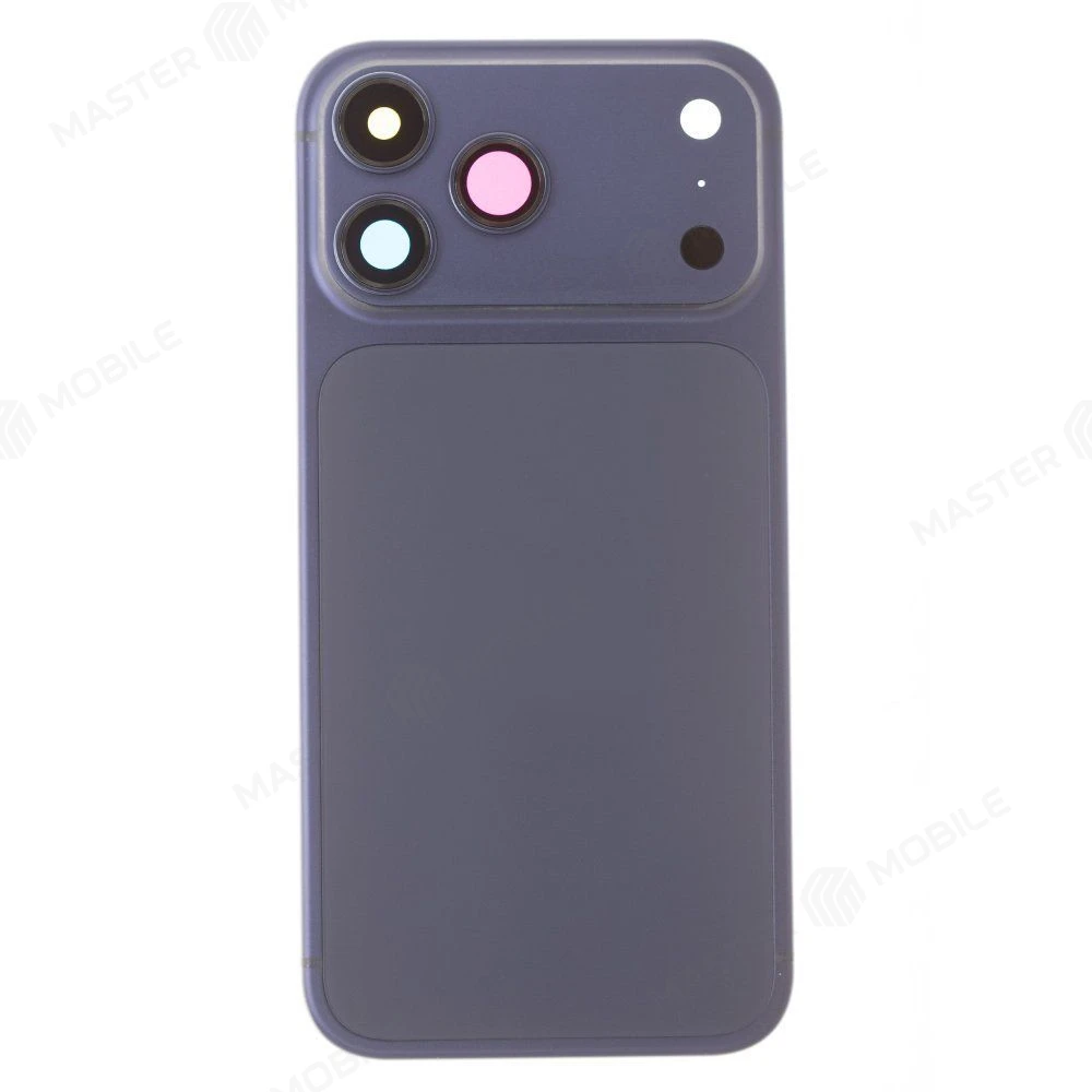 Корпус для Apple iPhone 14 Pro Max в дизайне Apple iPhone 17 Pro Max (синий) (Premium)