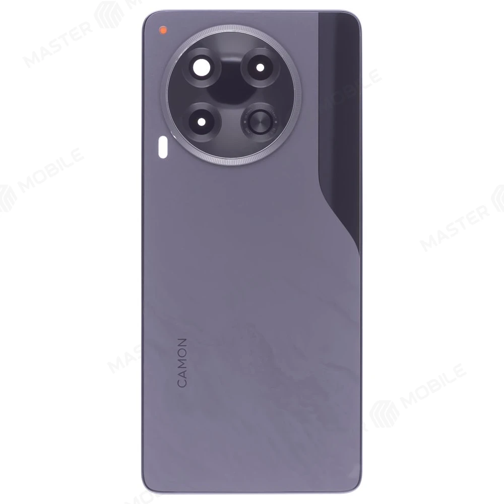 Задняя крышка для Tecno Camon 30 5G (CL7) (черный) (в сборе со стеклом камеры)