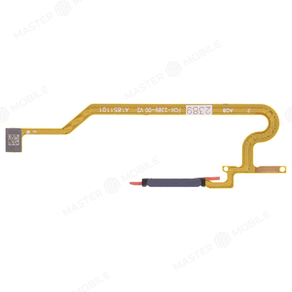 Шлейф для Vivo Y36 4G (V2247) с комп. + сканер отпечатка пальца (черный)  фото №1