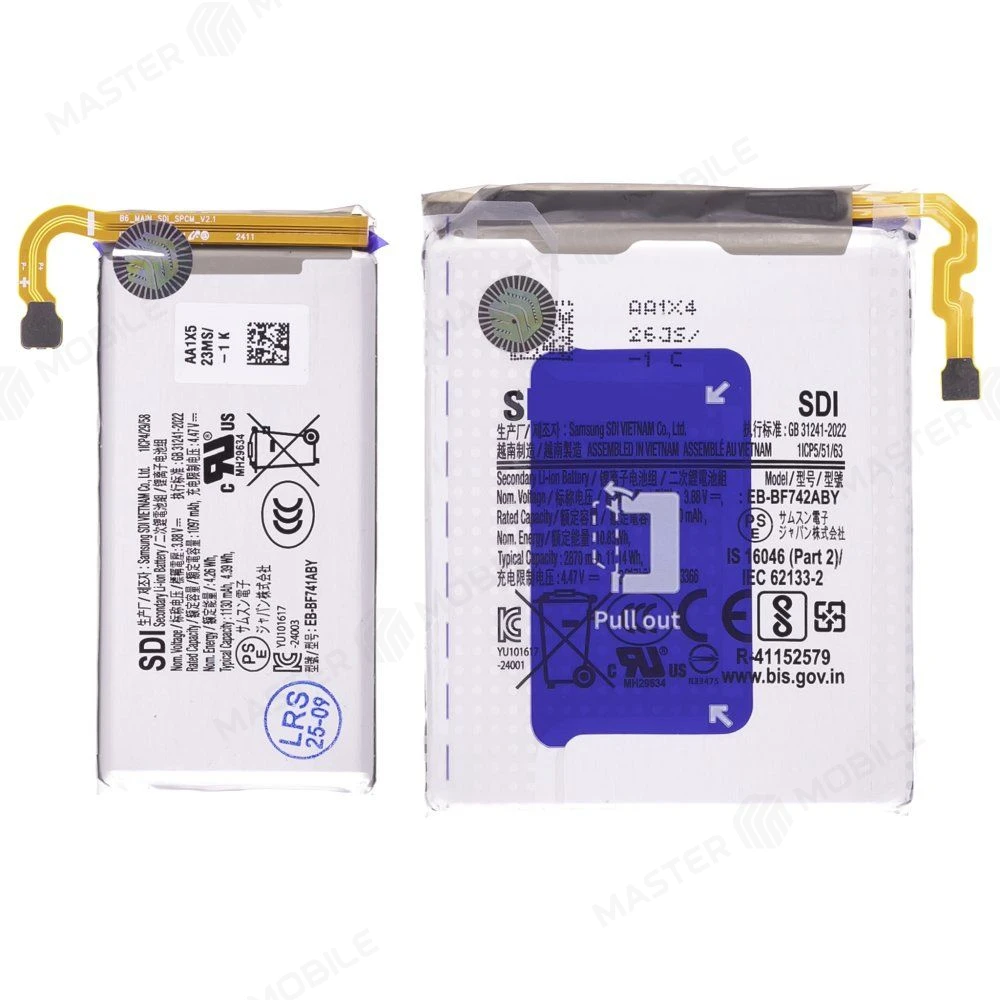 Аккумулятор для Samsung F741 Galaxy Z Flip 6 (EB-BF741ABY / EB-BF742ABY) (ORIG100) (SP) фото №1