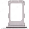 Держатель сим-карты для Apple iPhone 16 Pro / iPhone 16 Pro Max (серебристый)  фото №2