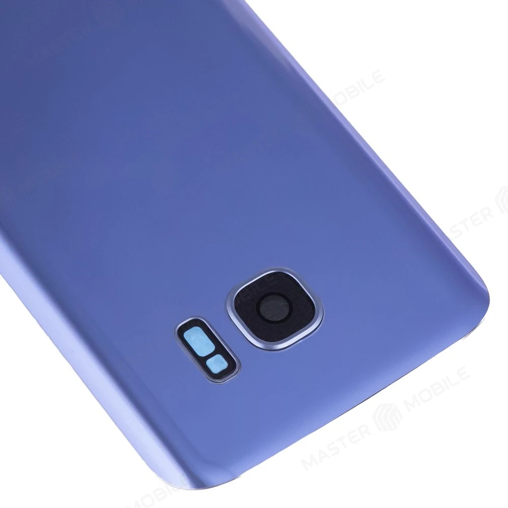 Задняя крышка для Samsung G930 Galaxy S7 (синий) (в сборе со стеклом камеры) фото №3