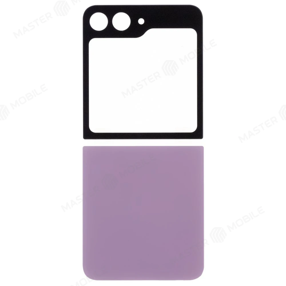 Задняя крышка для Samsung F731 Galaxy Z Flip 5 (фиолетовый) (комплект) фото №1